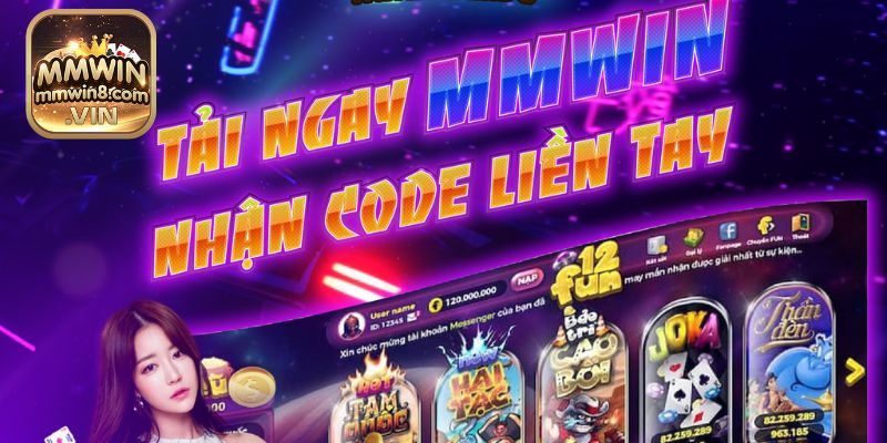 Người chơi dễ dàng nhận code sau khi download thành công