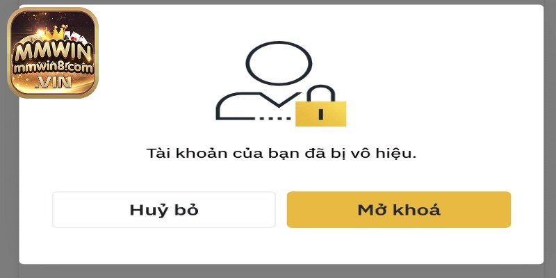Tài khoản bị khoá khi đăng nhập