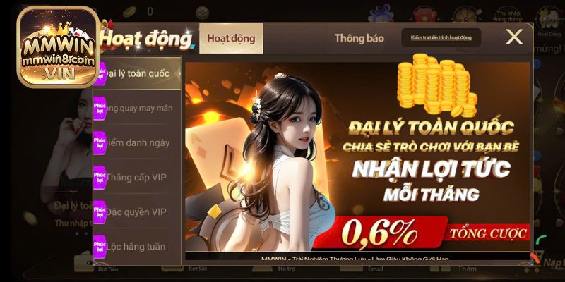 Trở thành đại lý của cổng game để nhận hoa hồng khủng