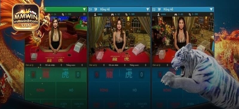 Luật chơi game bài rồng hổ MMWIN cơ bản